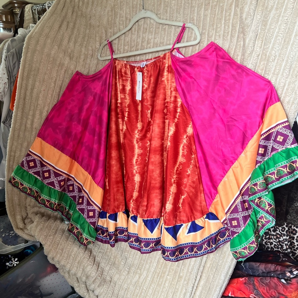 Vibrant Multicolor Women's Tunic Boho